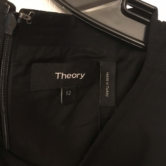 NWT Theory Black Sheath Dress. Classic LBD - Picture 5 of 14